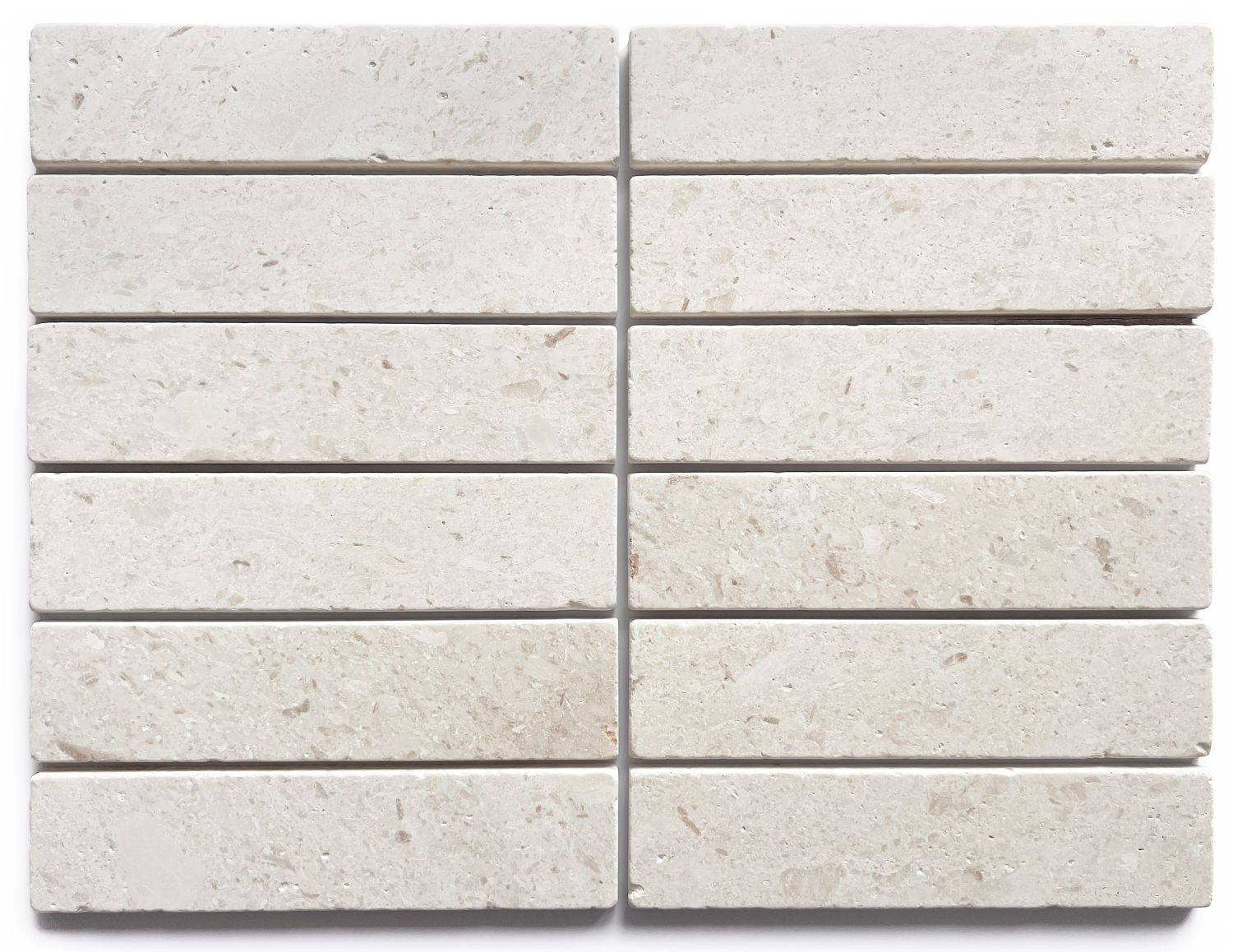 Apollo White Limestone Tumbled 50x200