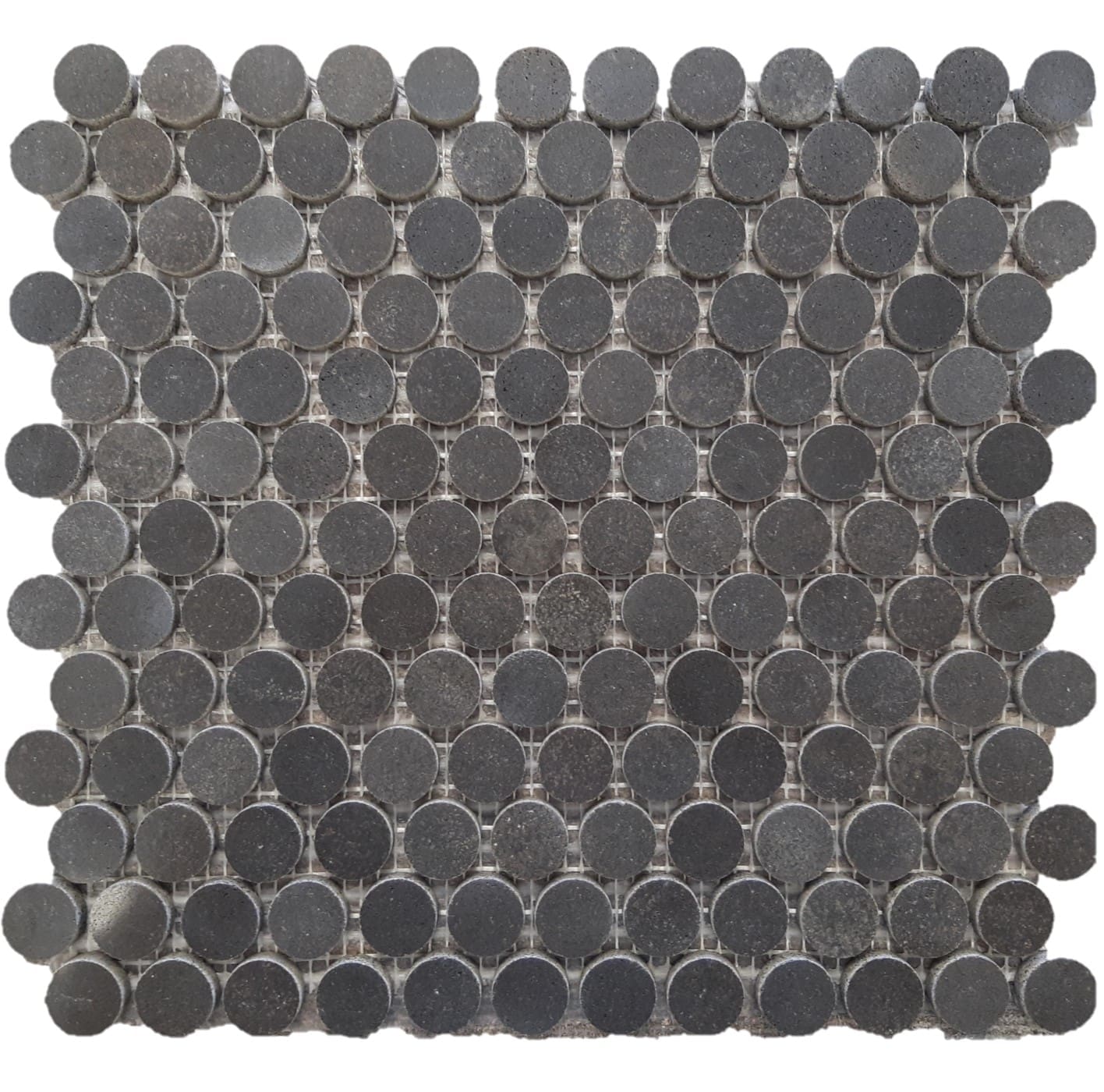 28.8X30.5 Basalt Penny Round Polished Mosaic