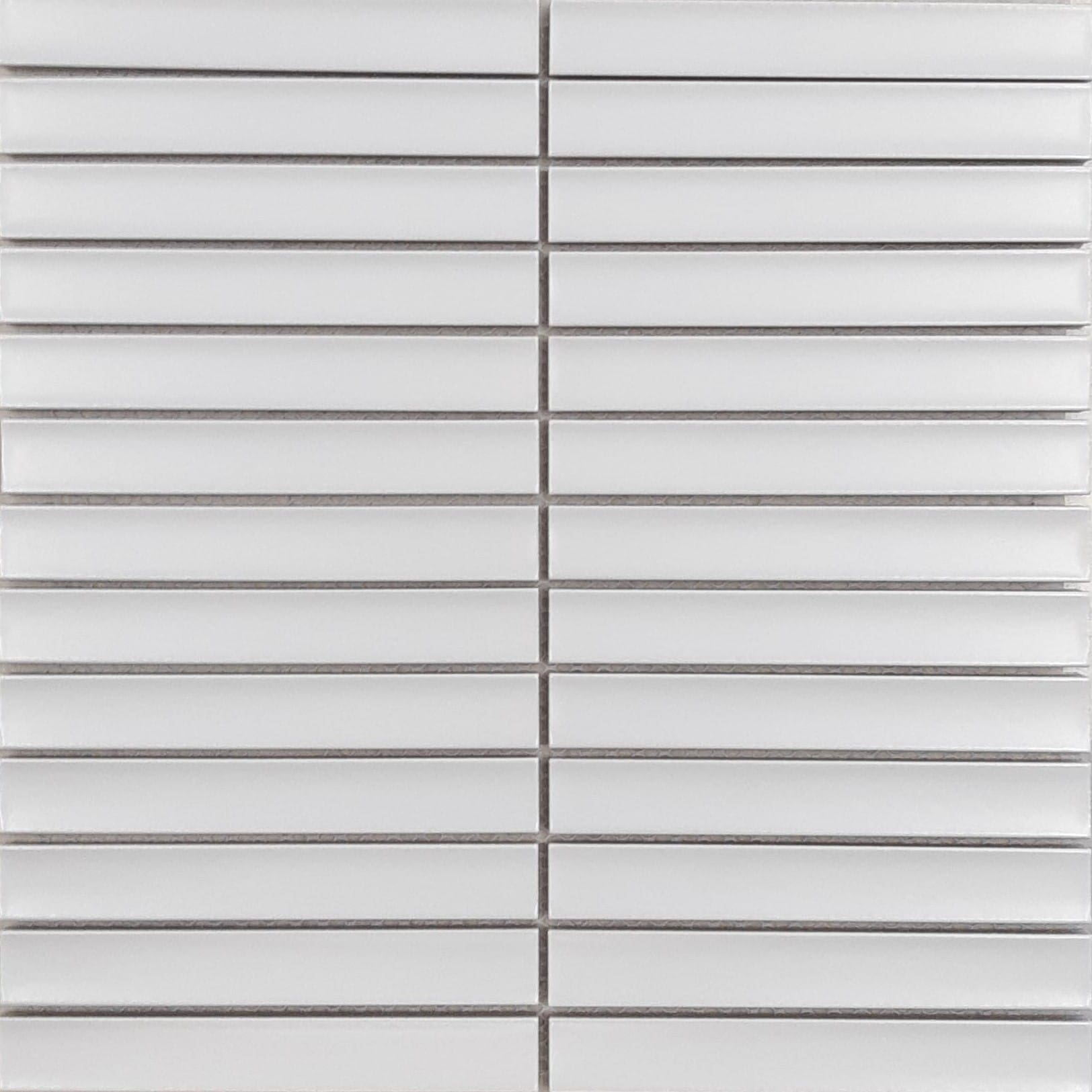 30X29.6 Gloss White Finger Mosaic