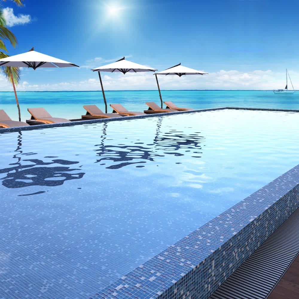30X30 Paradise Madagascar Glass Mosaic ** Pool Safe **