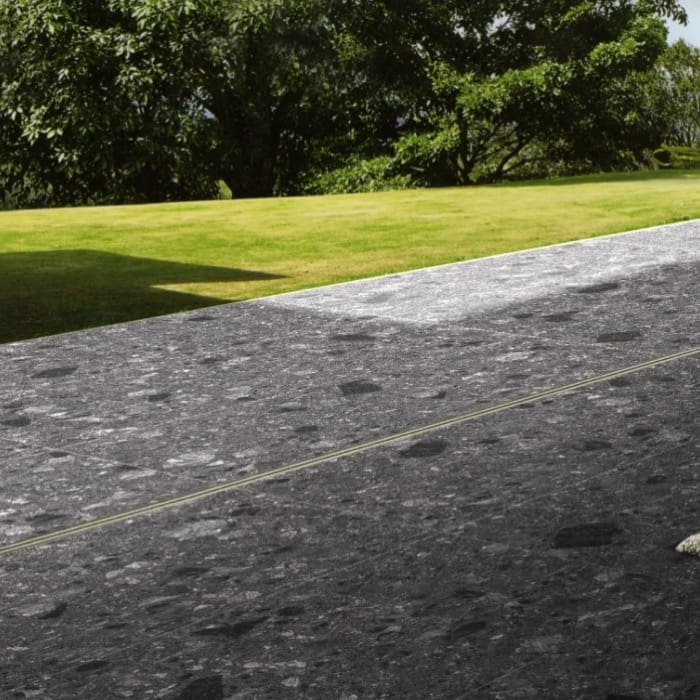 60X60 Breccia Dark Grey Rect