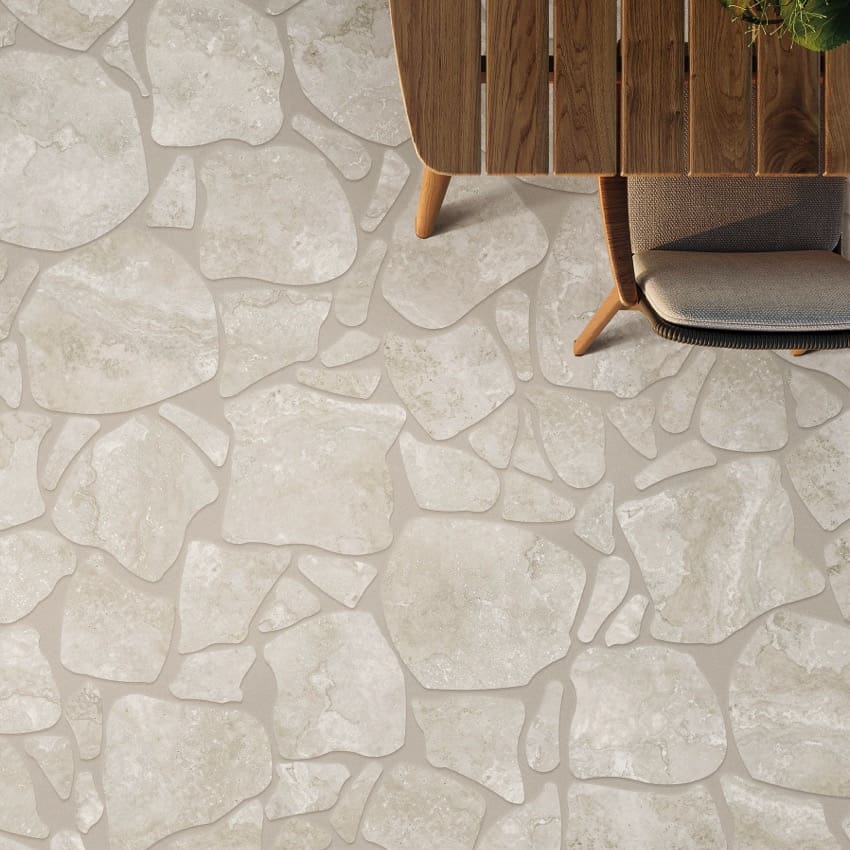60X40 +4 Norcia Silver Drop Face Coping