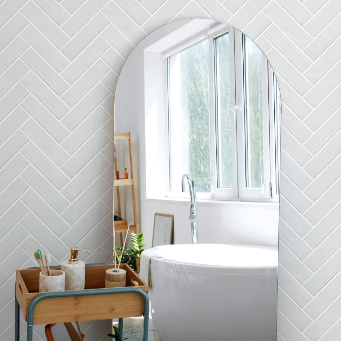 6X21.7 Brava White Satin