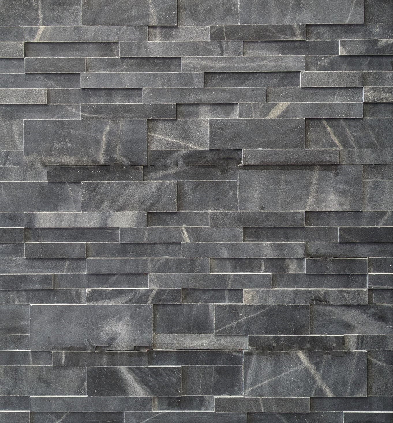 15X60 Crystal Black Honed Ledger Stone [Shade: N/A]
