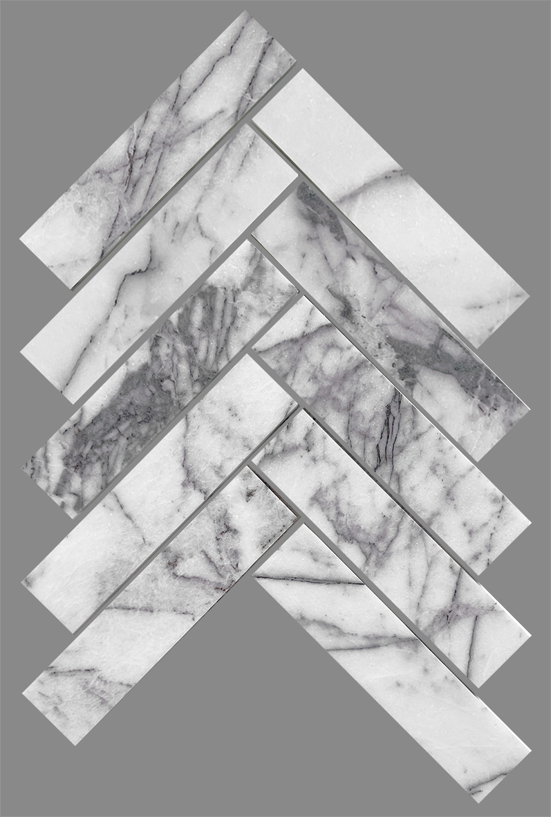 Artemis New York Stone Herringbone Honed 35x150