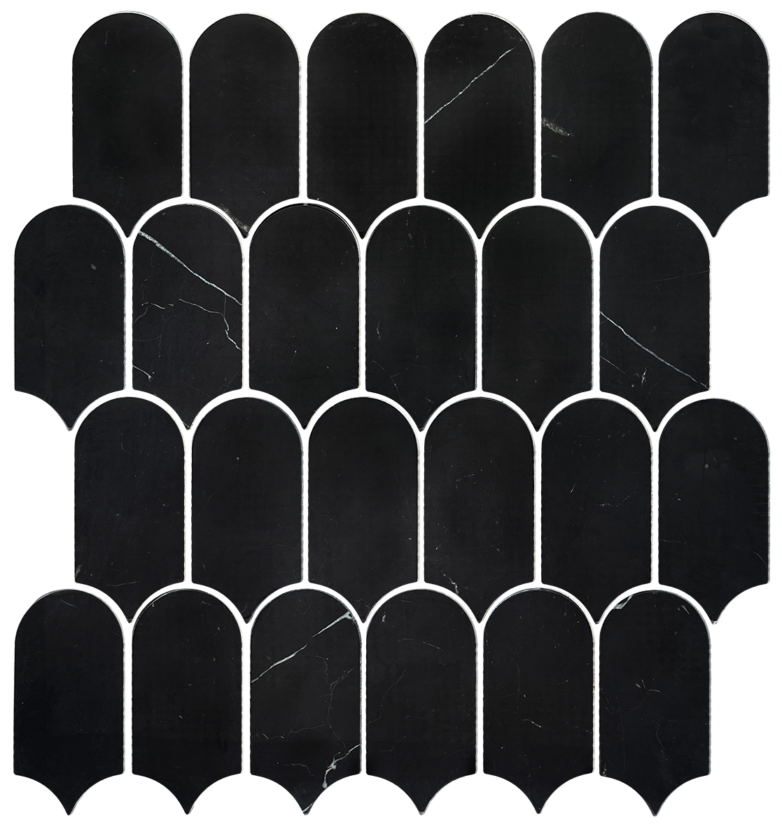 Artemis Nero Marquina Feather Honed 50x103