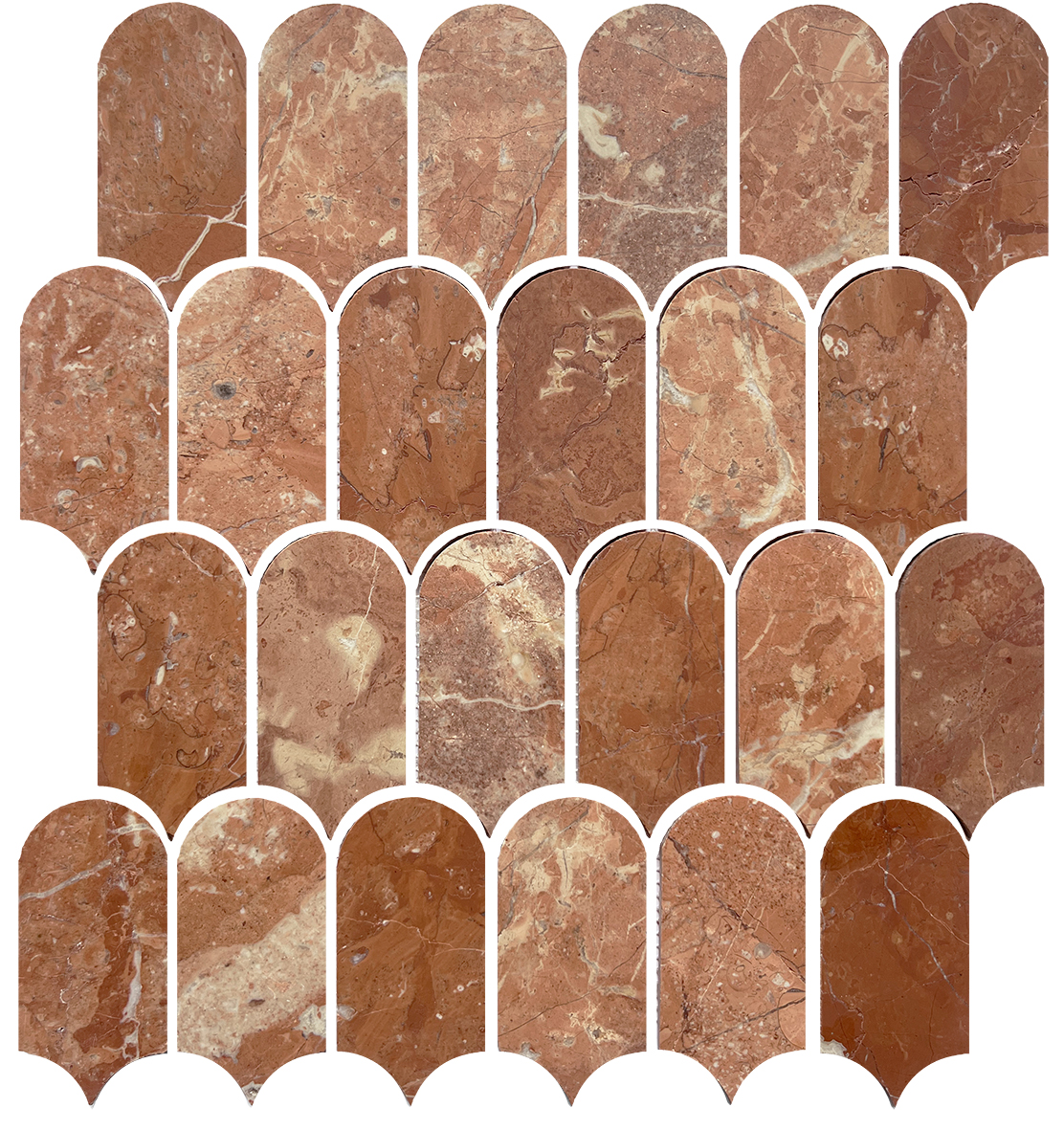 Artemis Rojo Alicante Feather Honed 50x103