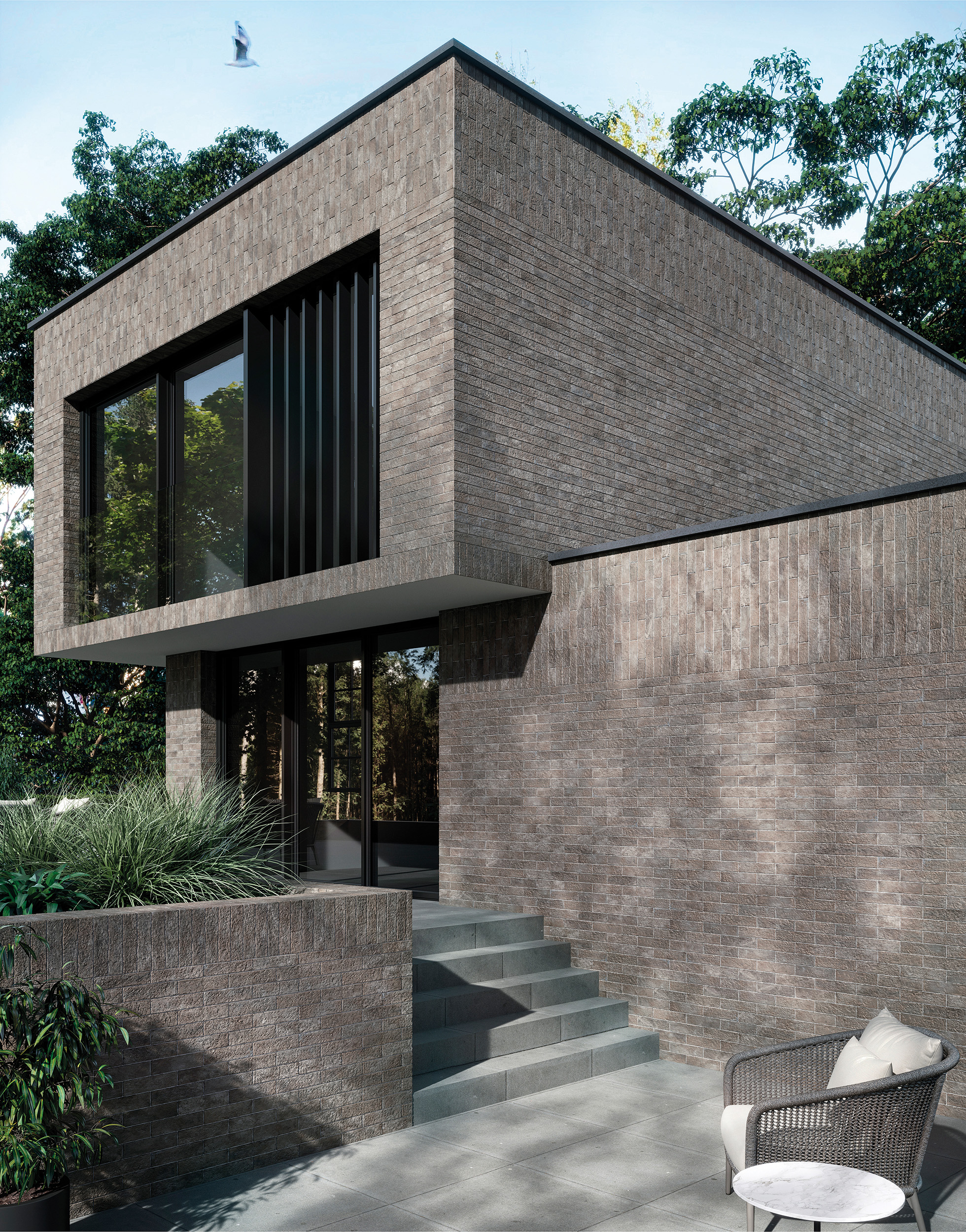 Chelsea Coffee House Charcoal Brick 60x250