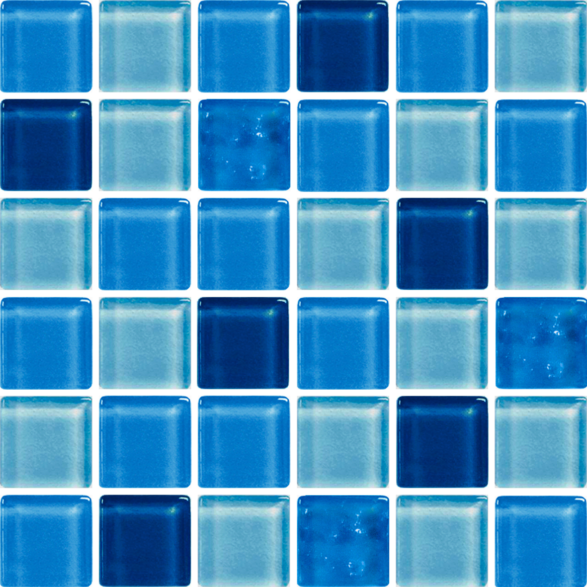 Crystal Royal Blue Glass 20x20