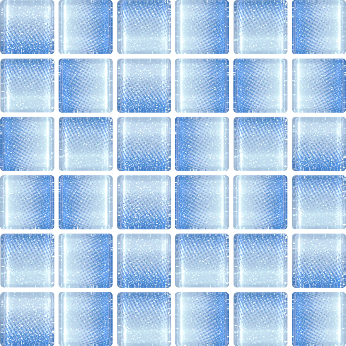 Fusion Pacific Blue Glass 20x20