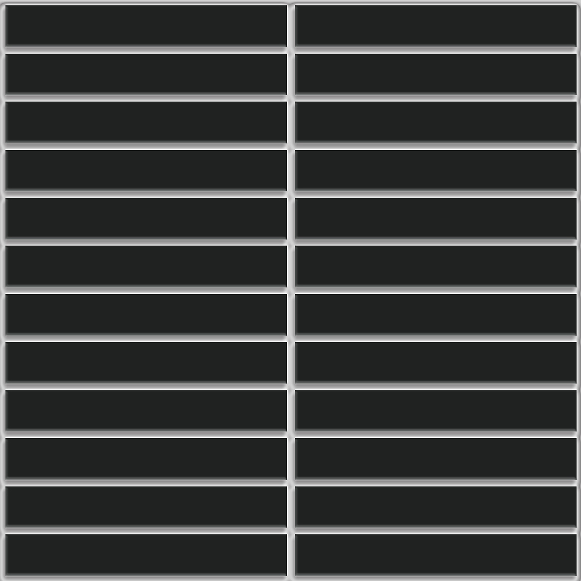 Kitkat Black Gloss Mosaic 22.5x146.5