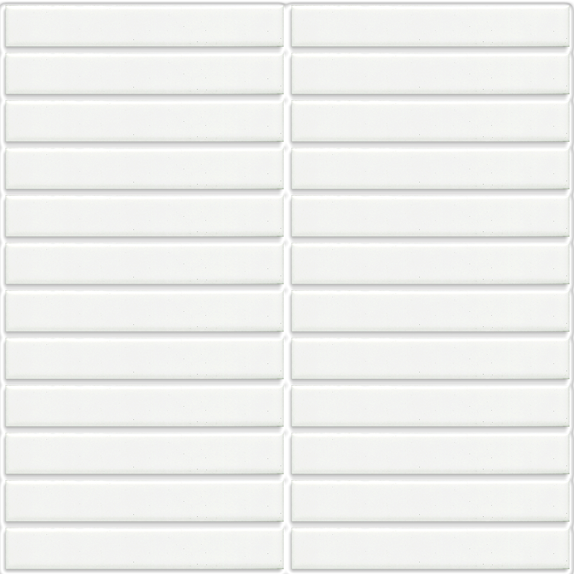Kitkat White Satin Mosaic 22.5x146.5