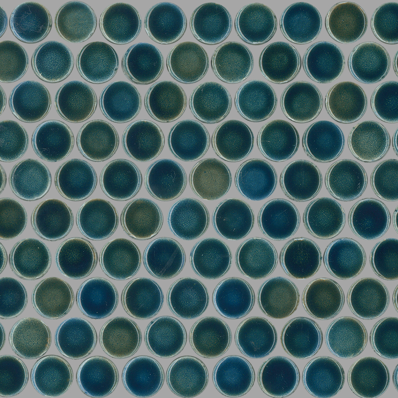 Orbit Gloss Marine Penny Round 20x20