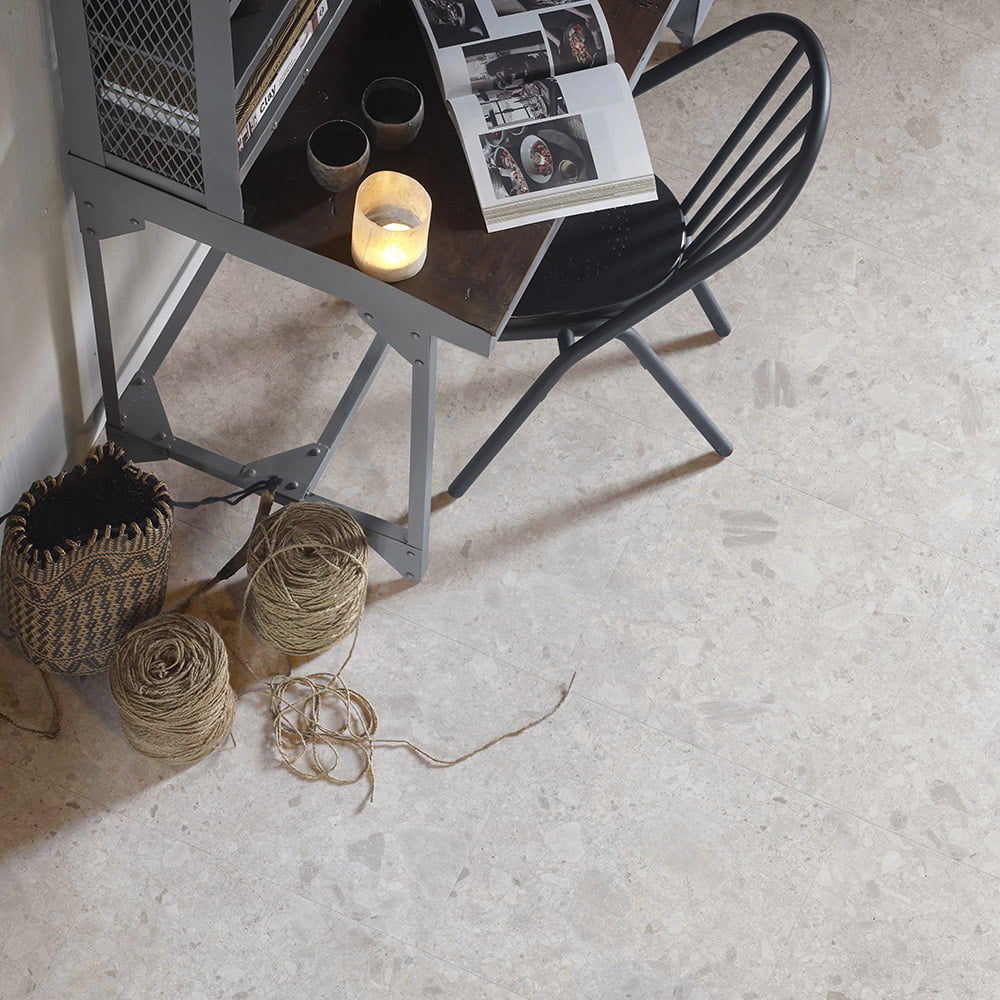 Terrazzo Ceppo Grey 600x600 Matt Smooth Grip