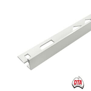 DTA-L Shape Angle-12mm-Aluminium-Gloss White-3 m Length