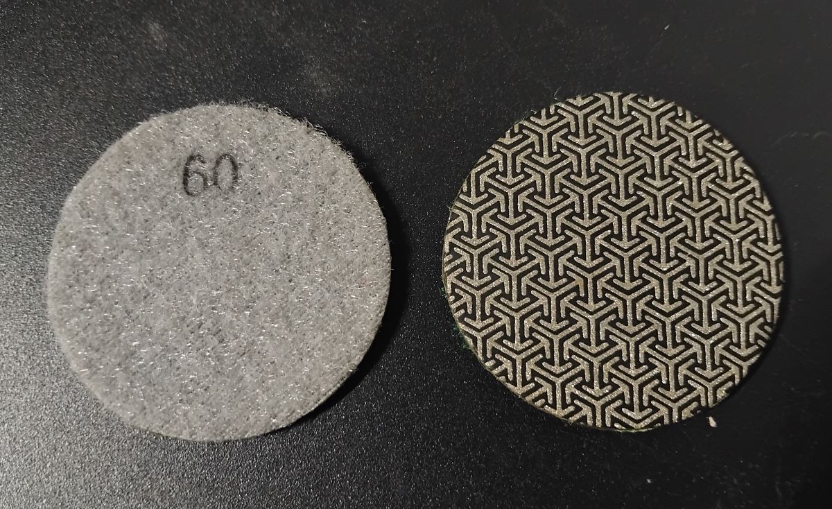 50mm Mini Electroplate Diamond Pad Set