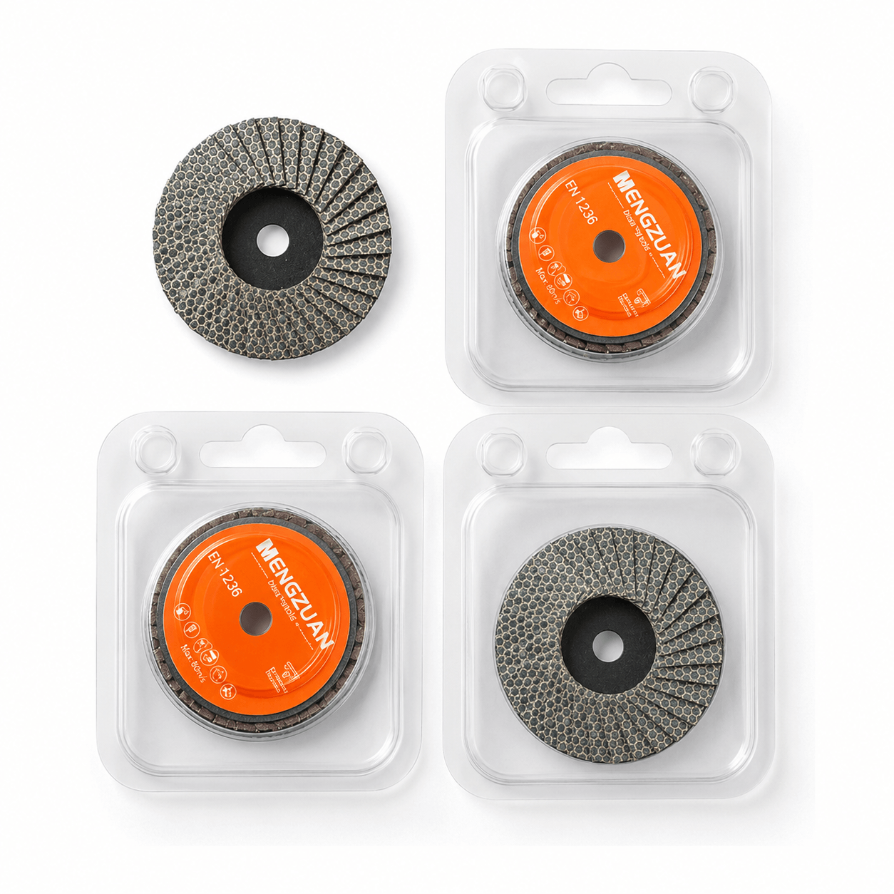 50mm Diamond flapper disks x 4