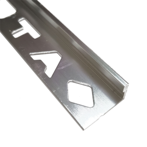 Aluminium Spectrim L-Shape Angle 3m x 10mm Brushed Nickel