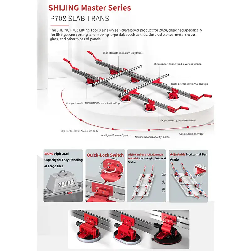 0.9 to 1.8m Large Format Tile Lifter