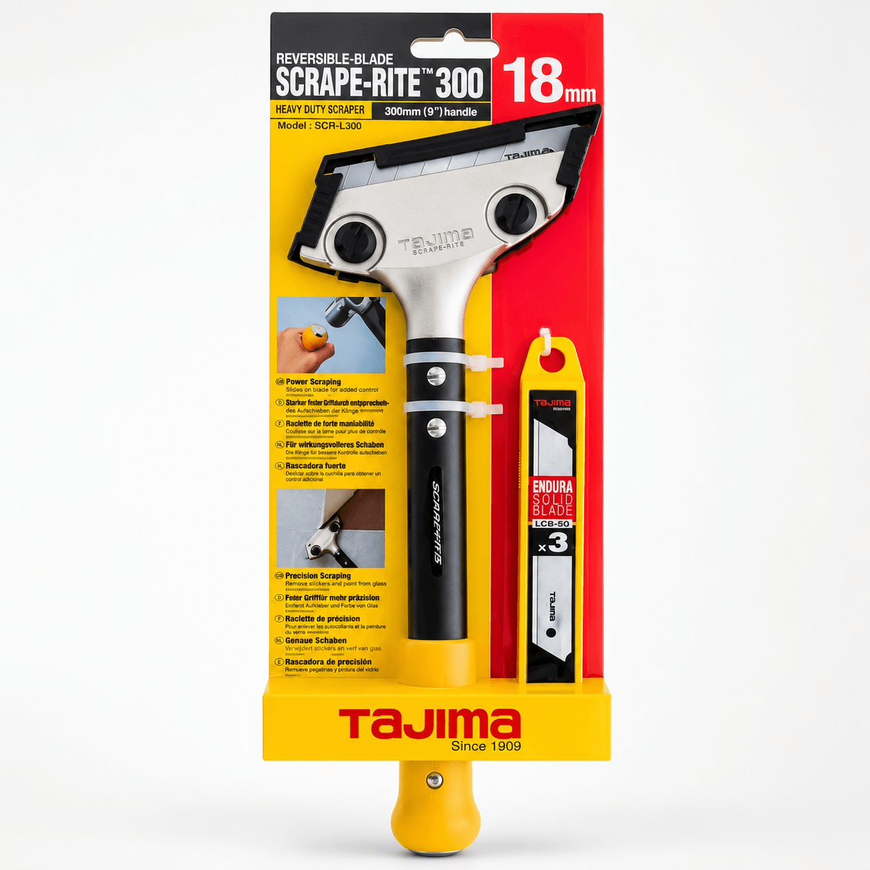 Tajima Scrape-Rite 300 Heavy Duty Scraper - 18mm
