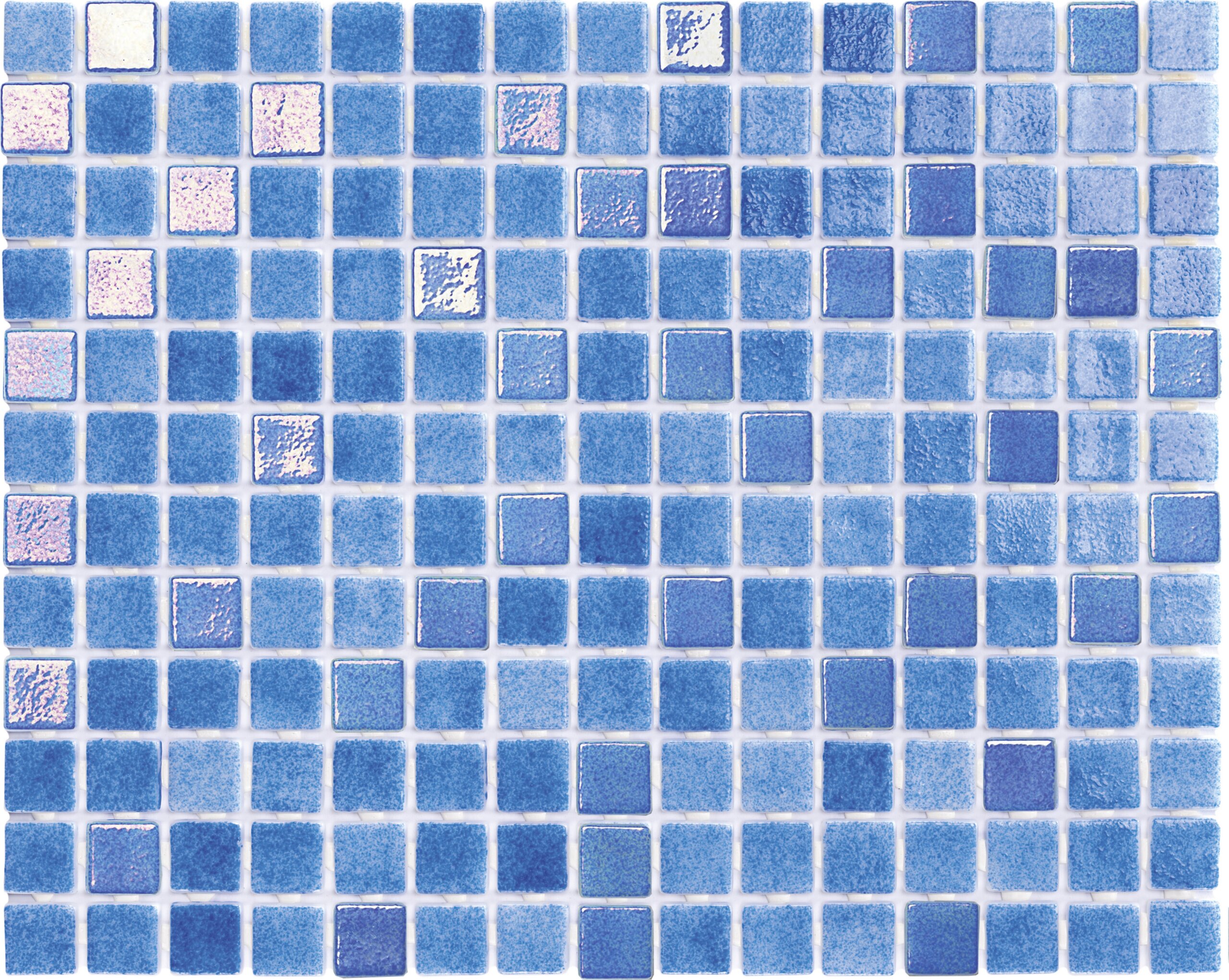 Alttoglass Medium 316x396mm sheet Iris Mix Pool Mosaic
