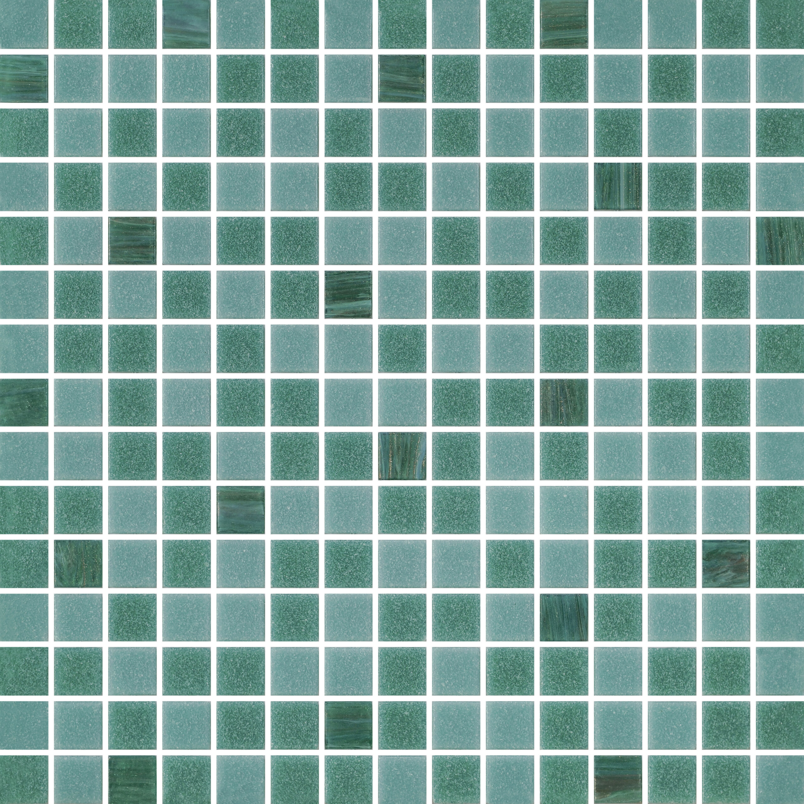 Pool Mosaics – Dot Mount Oasis 20mm chip / 327x327mm sheet Dot Mount Pool Mosaic