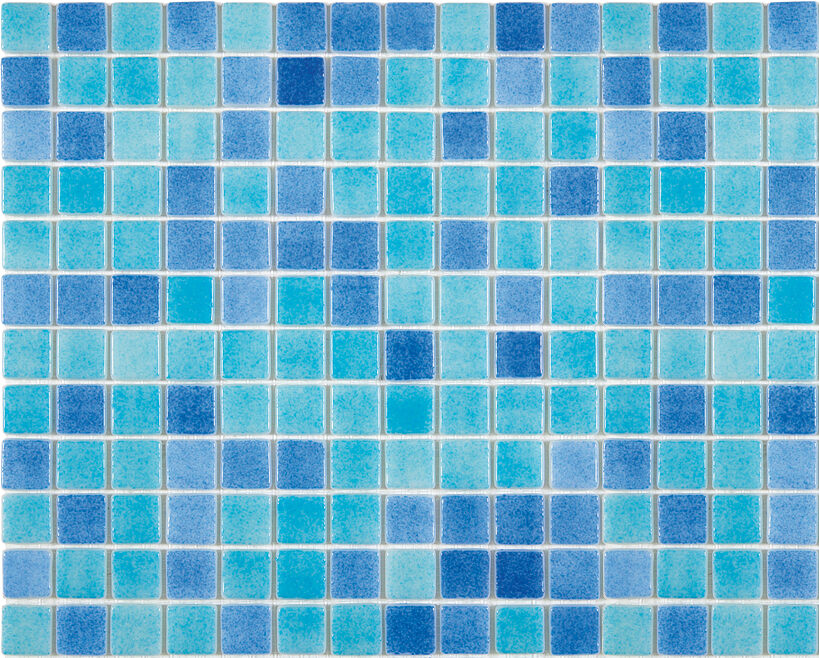 Alttoglass Cabrera 316x396mm sheet Blend Pool Mosaic