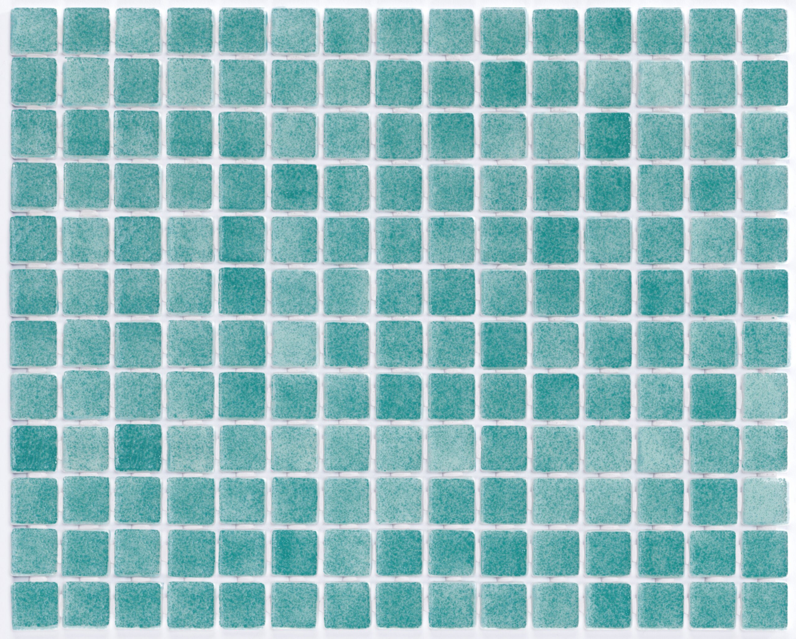 Alttoglass Turquoise 316x396mm sheet Fog Pool Mosaic