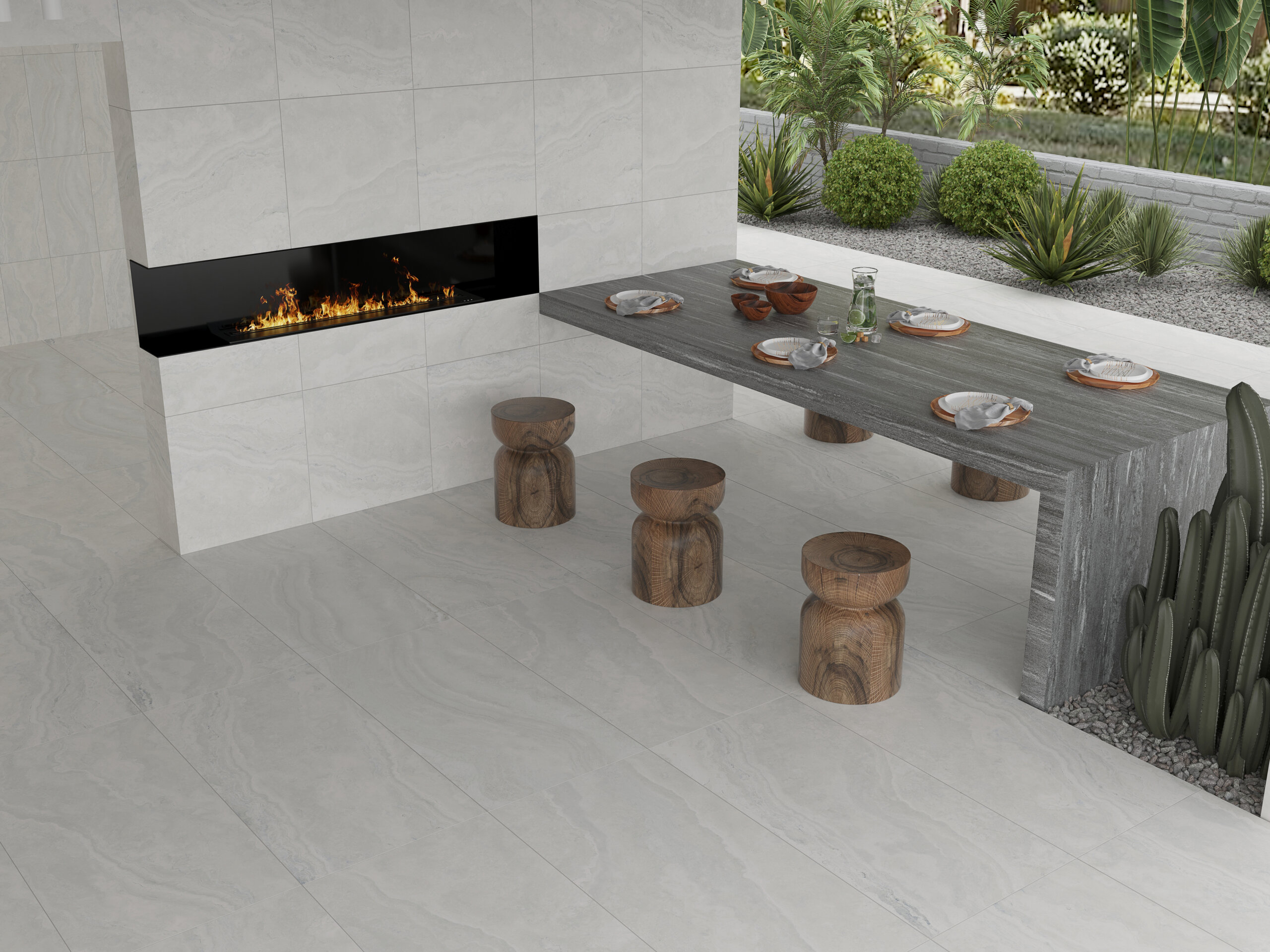 Ascoli Bianco 300x600mm 3d Honed