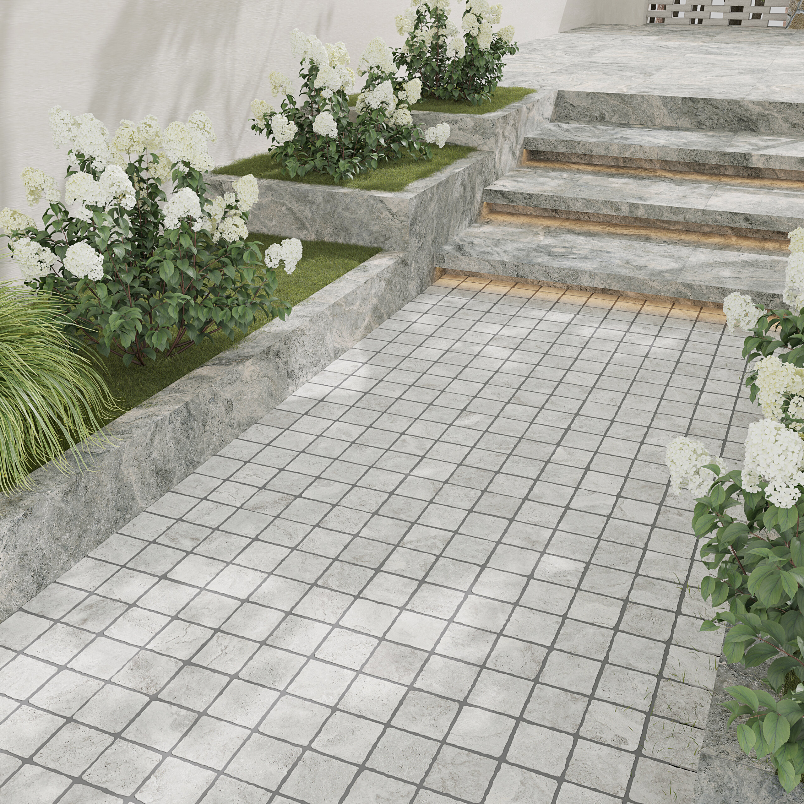 Travertino Ice 300x600mm 3d Honed
