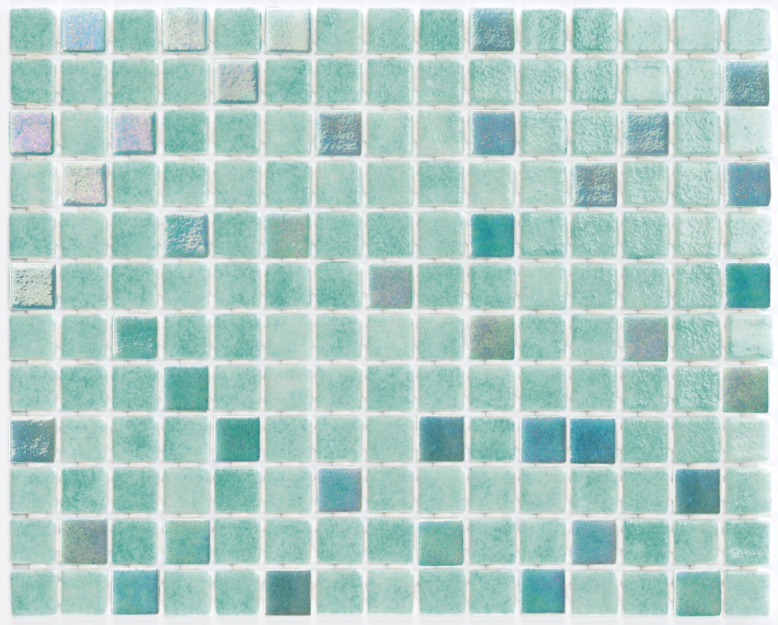 Alttoglass Saphire 316x396mm sheet Iris Mix Pool Mosaic