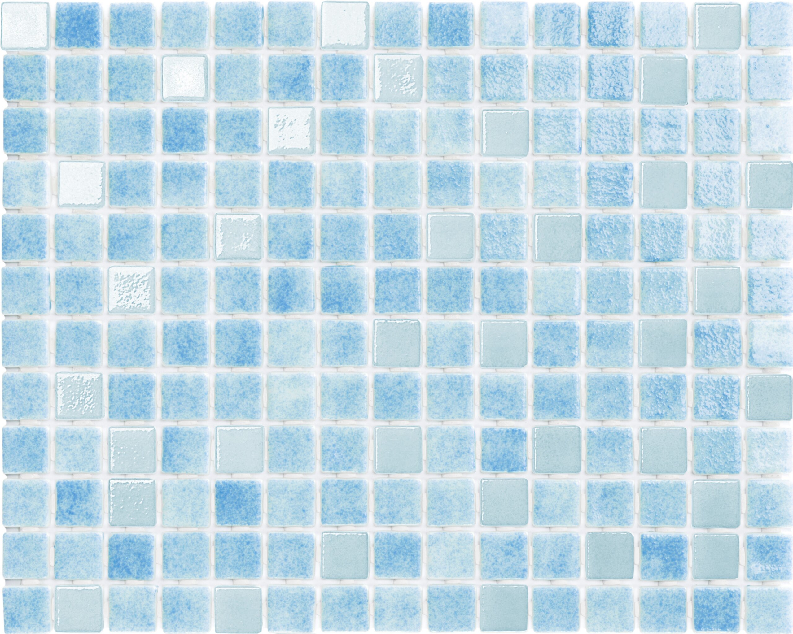 Alttoglass Light 316x396mm sheet Iris Mix Pool Mosaic