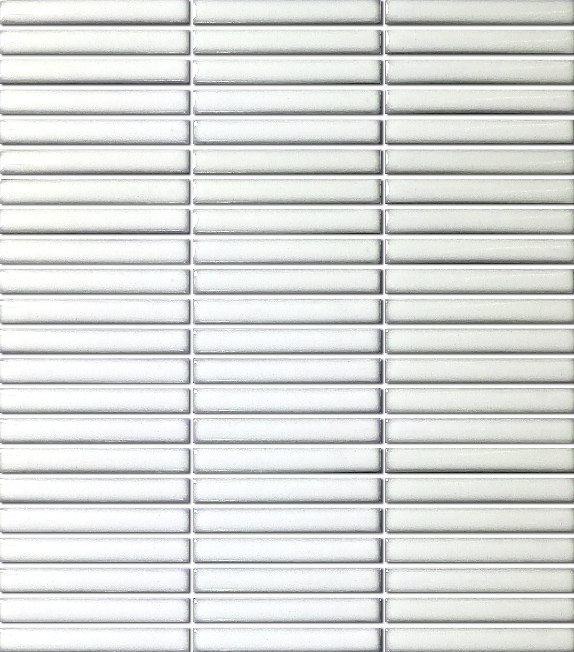 Penny Round Mosaics Antique White 19mm chip / 294x315mm sheet Gloss