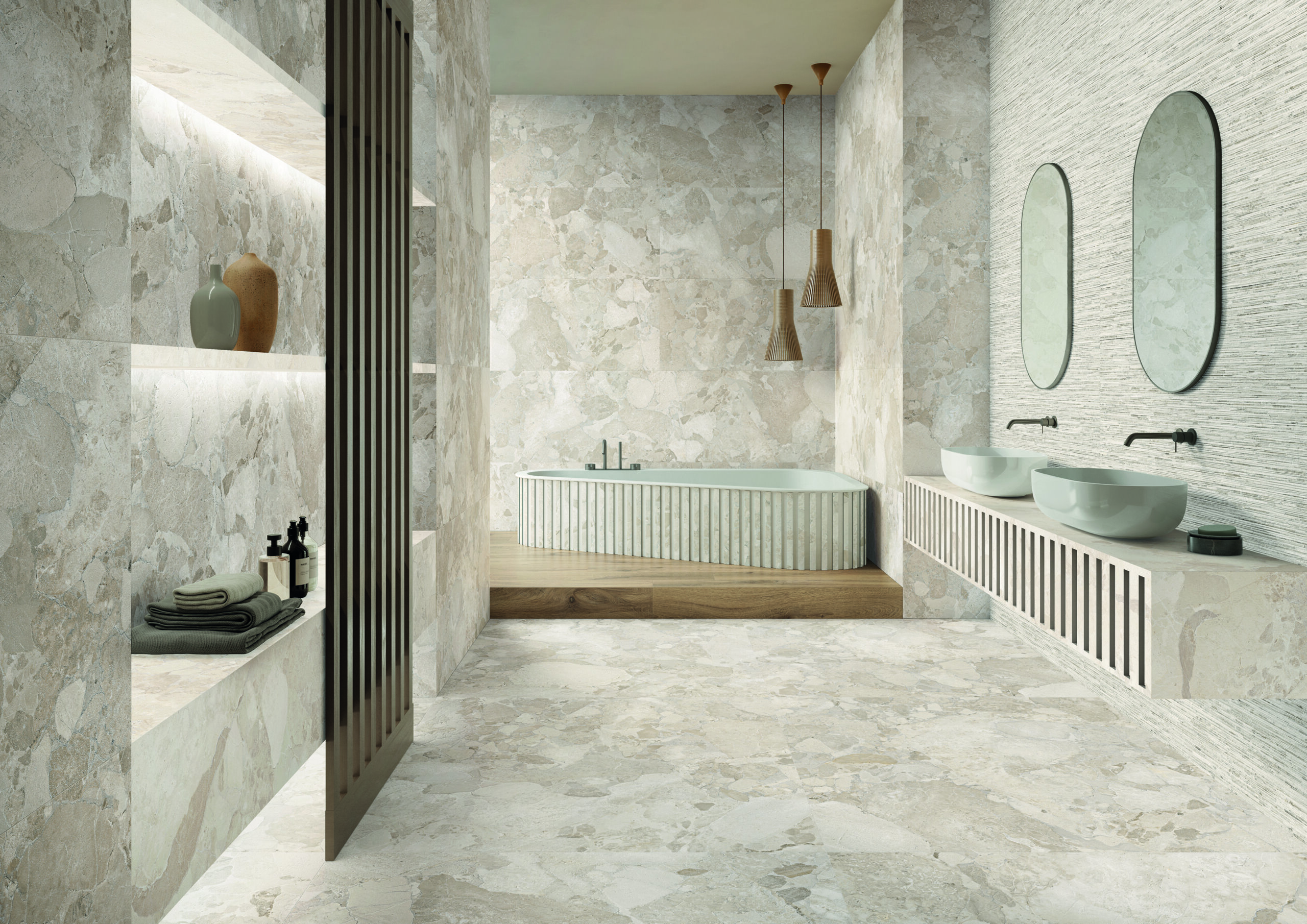 Materastone Greige 600x600mm Silktech